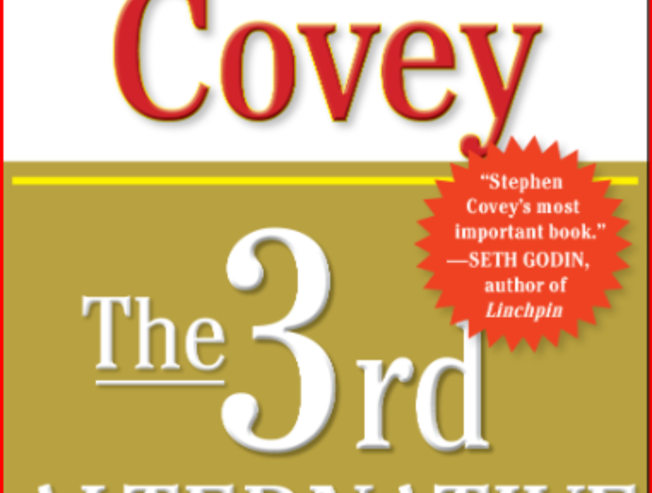 Book review: The 3rd Alternative by Stephen M. R. Covey